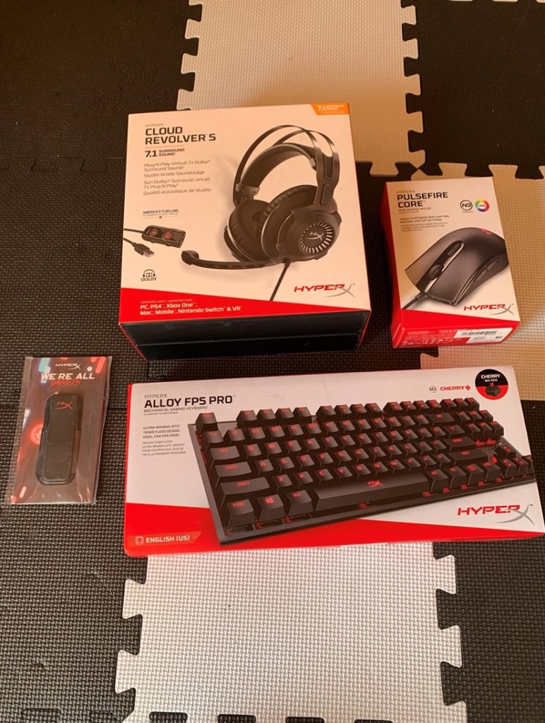 ゲーミングデバイス福袋 21年パソコン工房のhyperx福袋 ノベルティ開封レビュー タオルまるのレビュログ